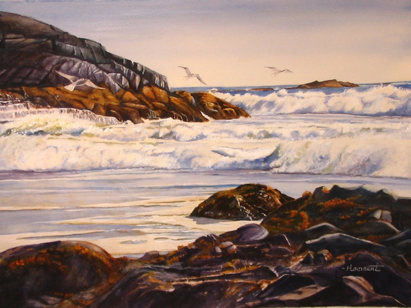 Heidi Lambert, Sea Foam  13.75H x 19W inch